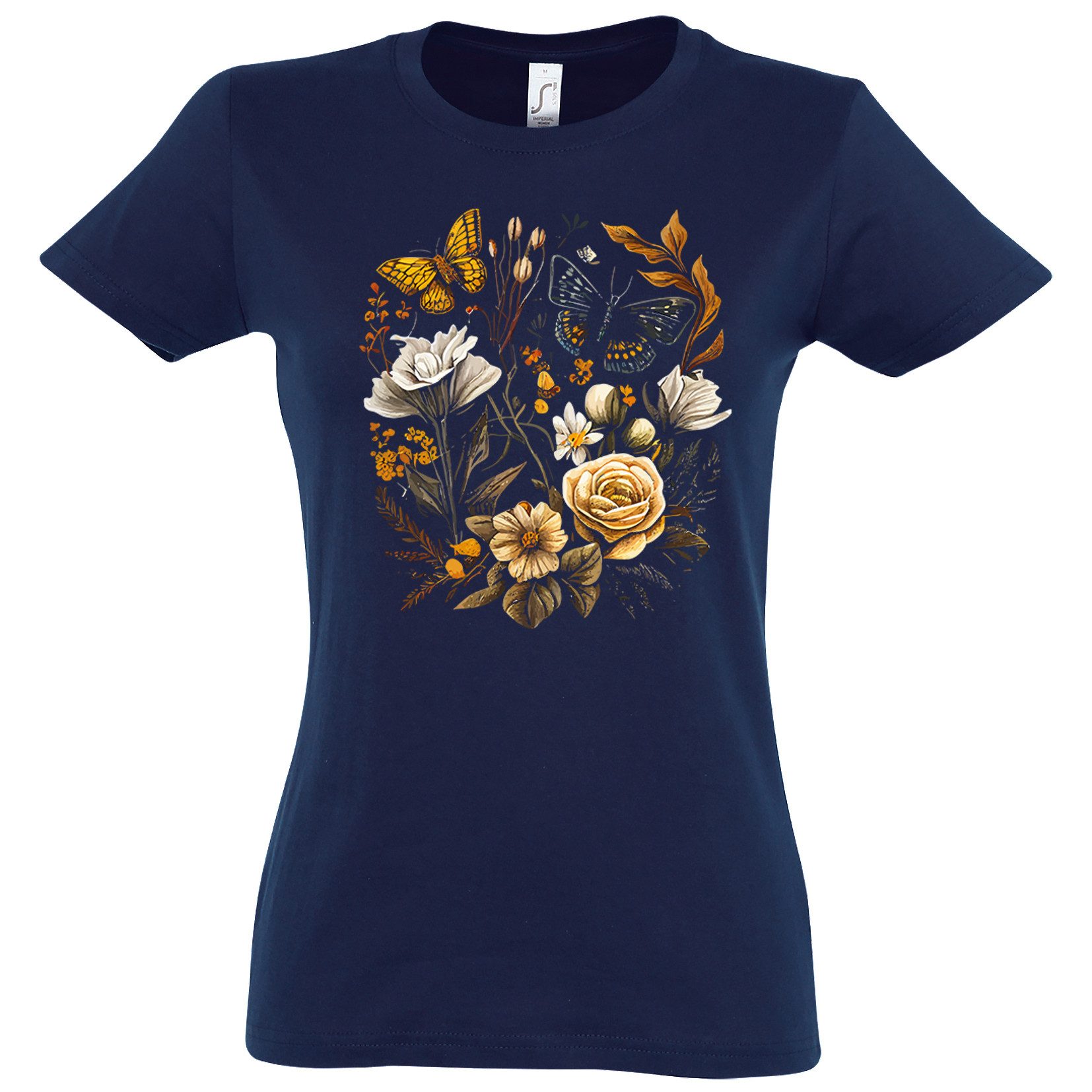 Youth Designz Print-Shirt Flowers Botanic Damen günstig online kaufen