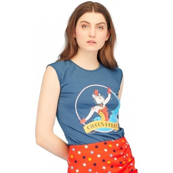 Minueto  Sweatshirt MINUETOC Cat Circus T-Shirt - Blue günstig online kaufen