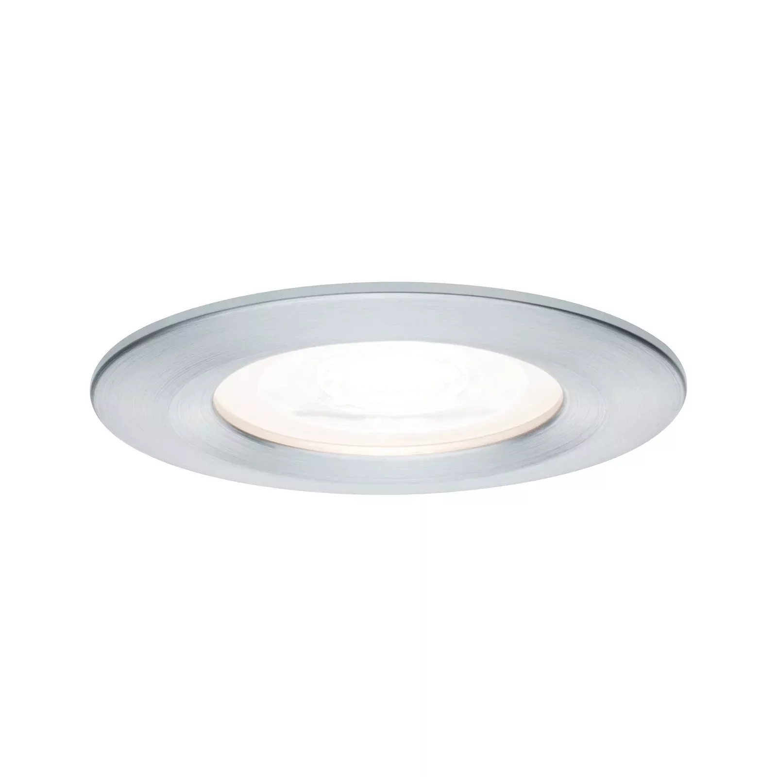 Paulmann "LED Einbauleuchte Nova starr IP44 rund 78mm GU10 6,5W 460lm 230V günstig online kaufen