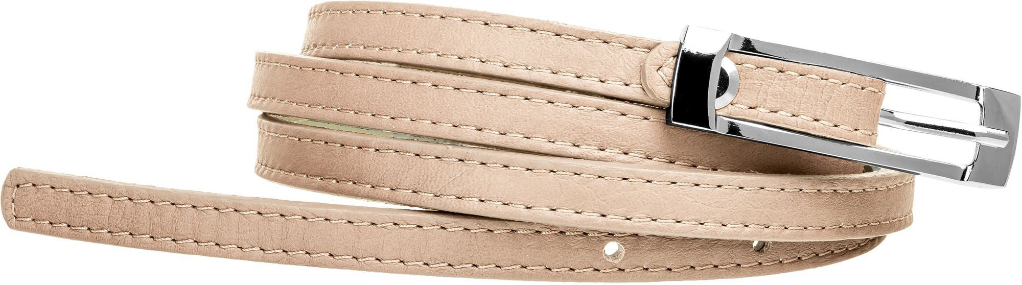 Caspar Taillengürtel GU296 schmaler Damen Ledergürtel günstig online kaufen