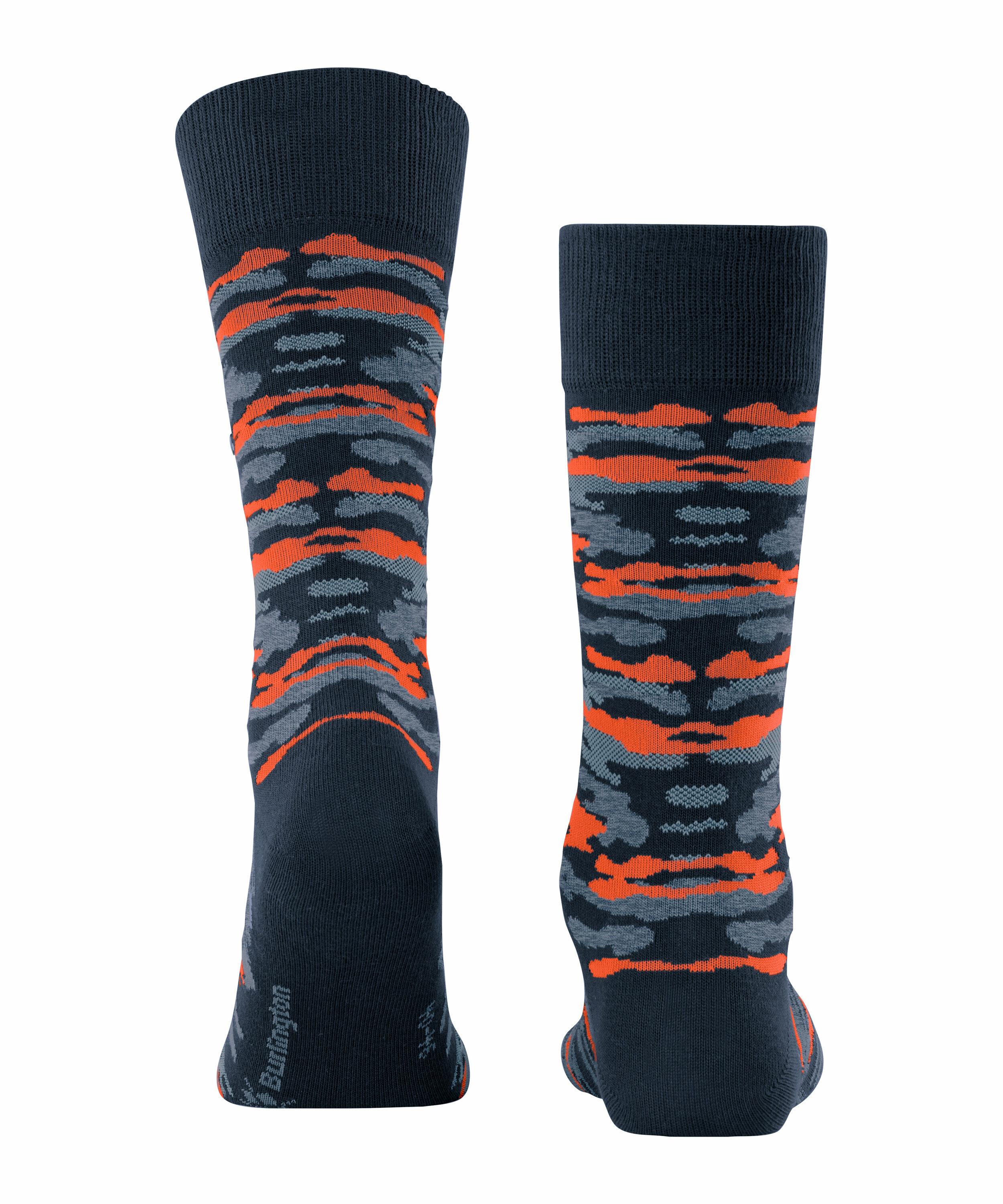 Burlington Camouflage Herren Socken, 40-46, Blau, AnderesMuster, Baumwolle, günstig online kaufen