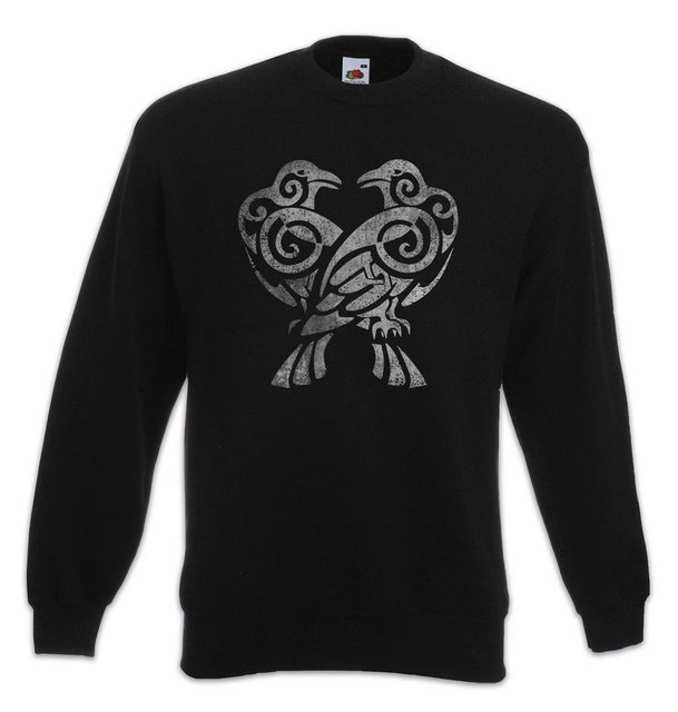 Urban Backwoods Sweatshirt Hugin And Munin IV Sweatshirt Runen Runes Raben günstig online kaufen