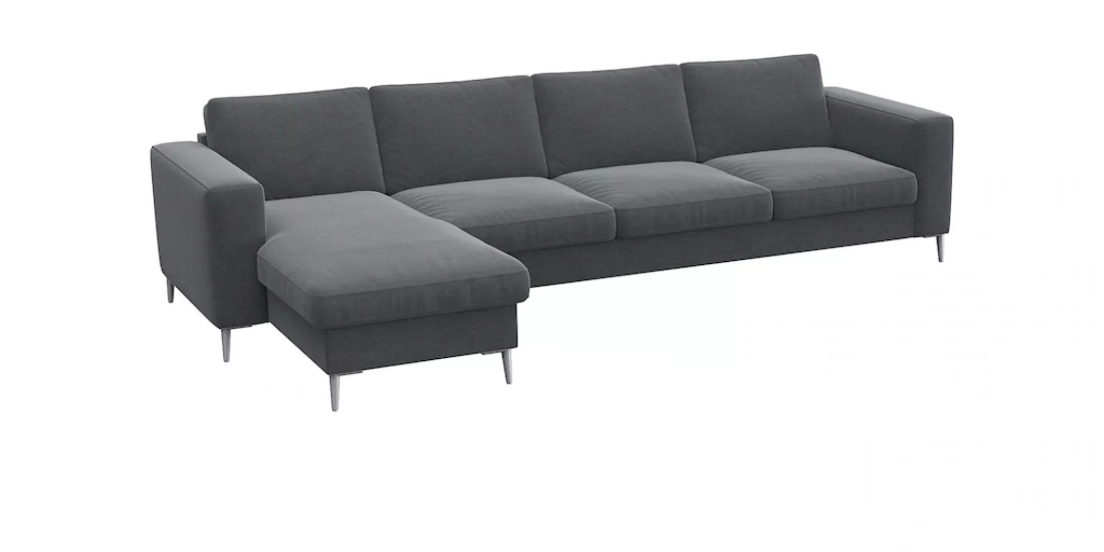 FLEXLUX Ecksofa "Fiore, super Sitzkomfort durch Kaltschaum im Sitz, L-Form" günstig online kaufen