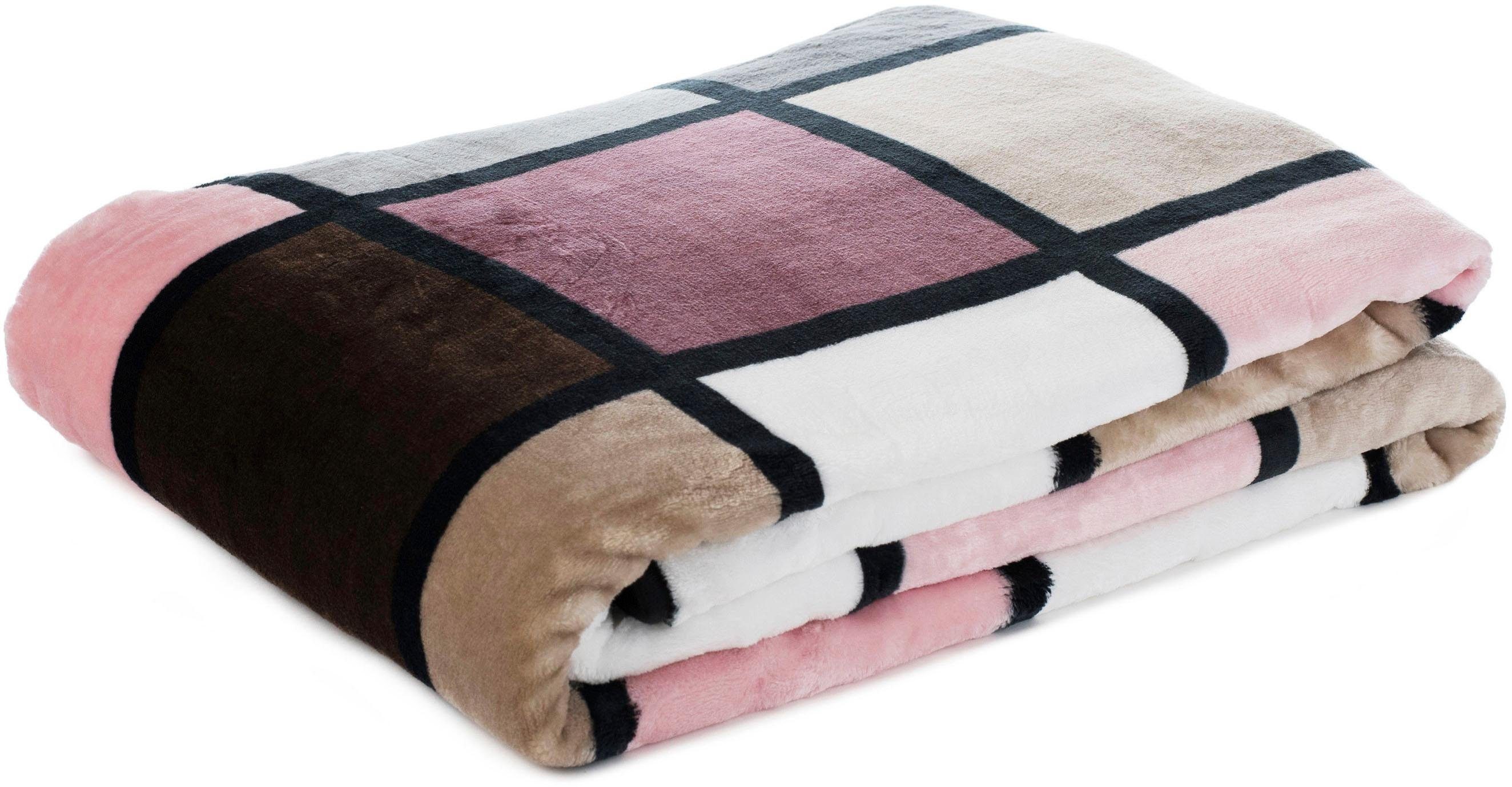 Wohndecke Wohndecke Cashmere-Feeling Antigua, Gözze günstig online kaufen
