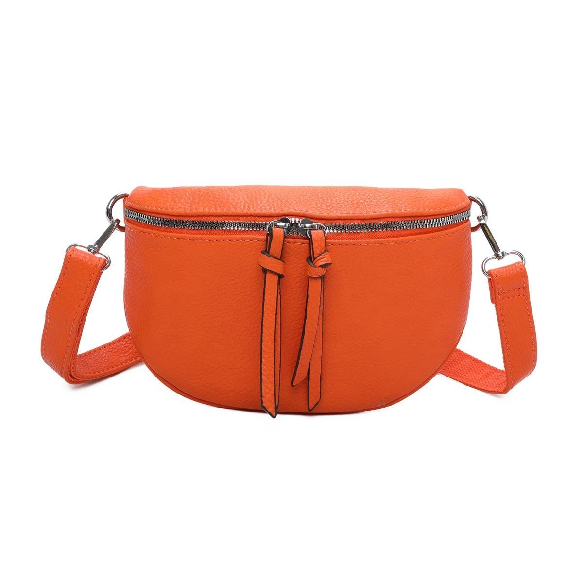ITALYSHOP24 Bauchtasche Damen Gürteltasche Hüfttasche CrossBody günstig online kaufen