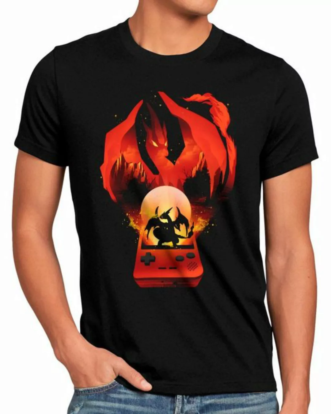 style3 T-Shirt Red Edition amiibo planet go pokemon ball pikachu günstig online kaufen