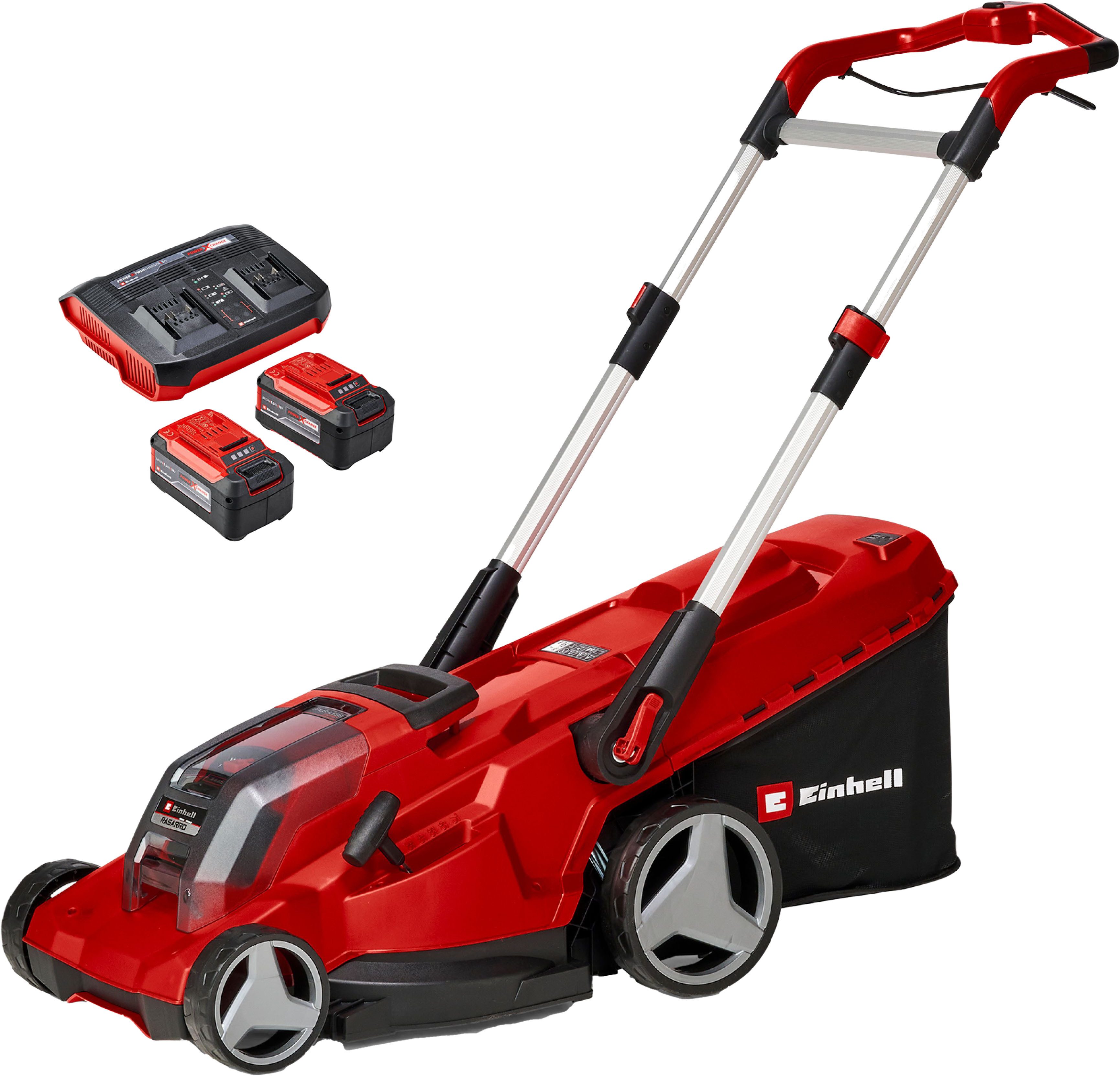 Einhell Akkurasenmäher "Einhell Power X-Change RASARRO 36/42", mit 2x Akku günstig online kaufen