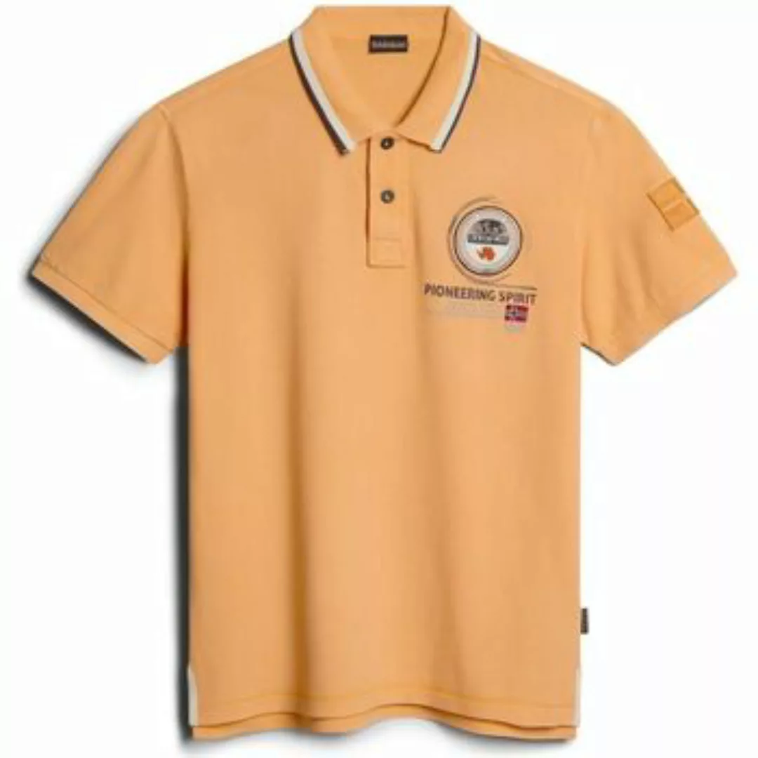 Napapijri  T-Shirts & Poloshirts GANDY 4 - NP0A4H8R-A571 ORANGE MOCK günstig online kaufen