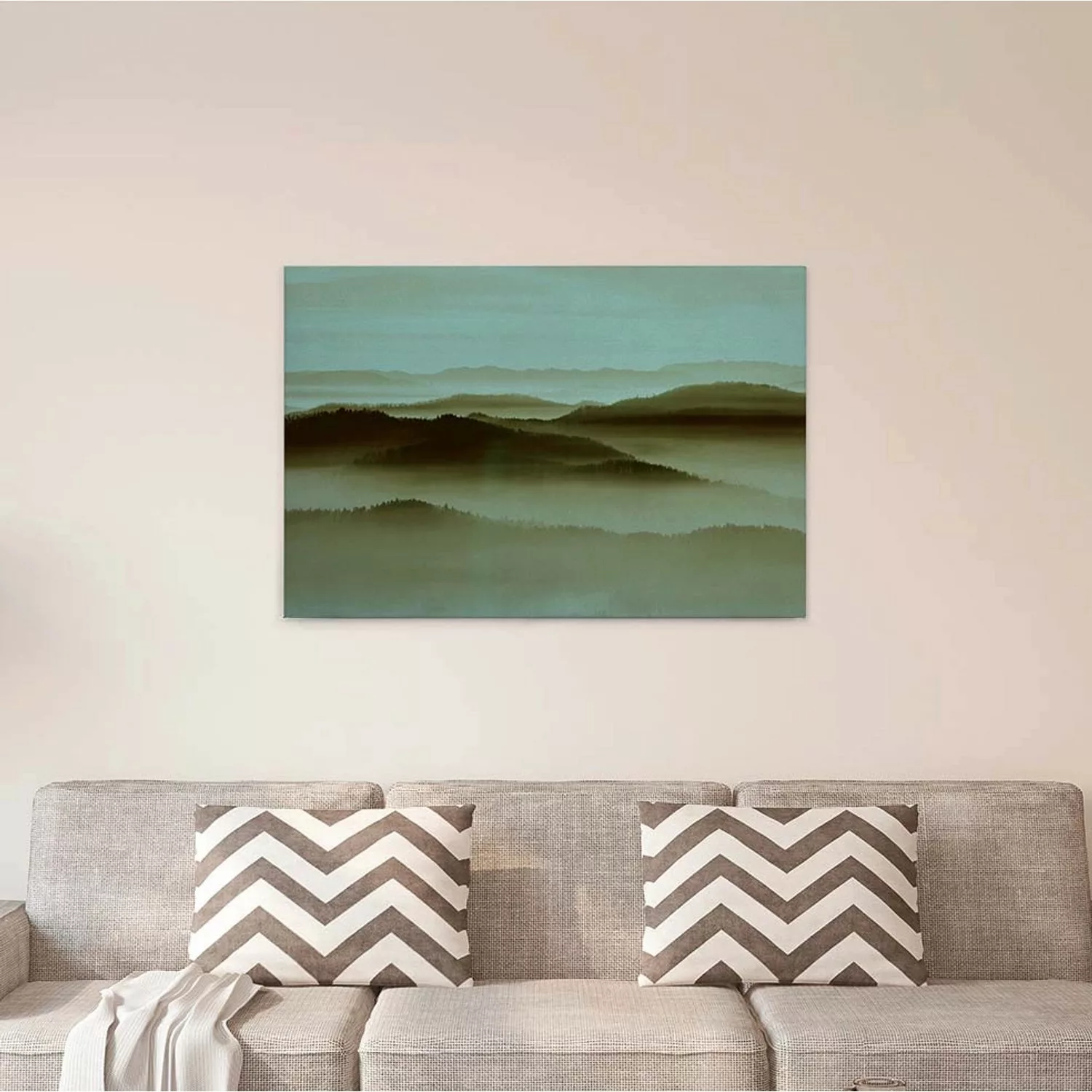 A.S. Création Leinwandbild "horizon", Landschaft, (1 St.), Keilrahmen Bild günstig online kaufen