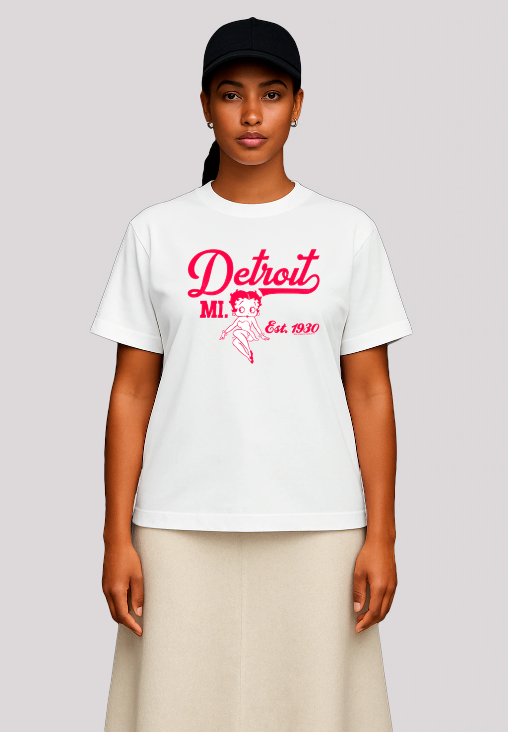 F4NT4STIC T-Shirt "Betty Boop Detroit MI. Est 1930", Premium Qualität günstig online kaufen