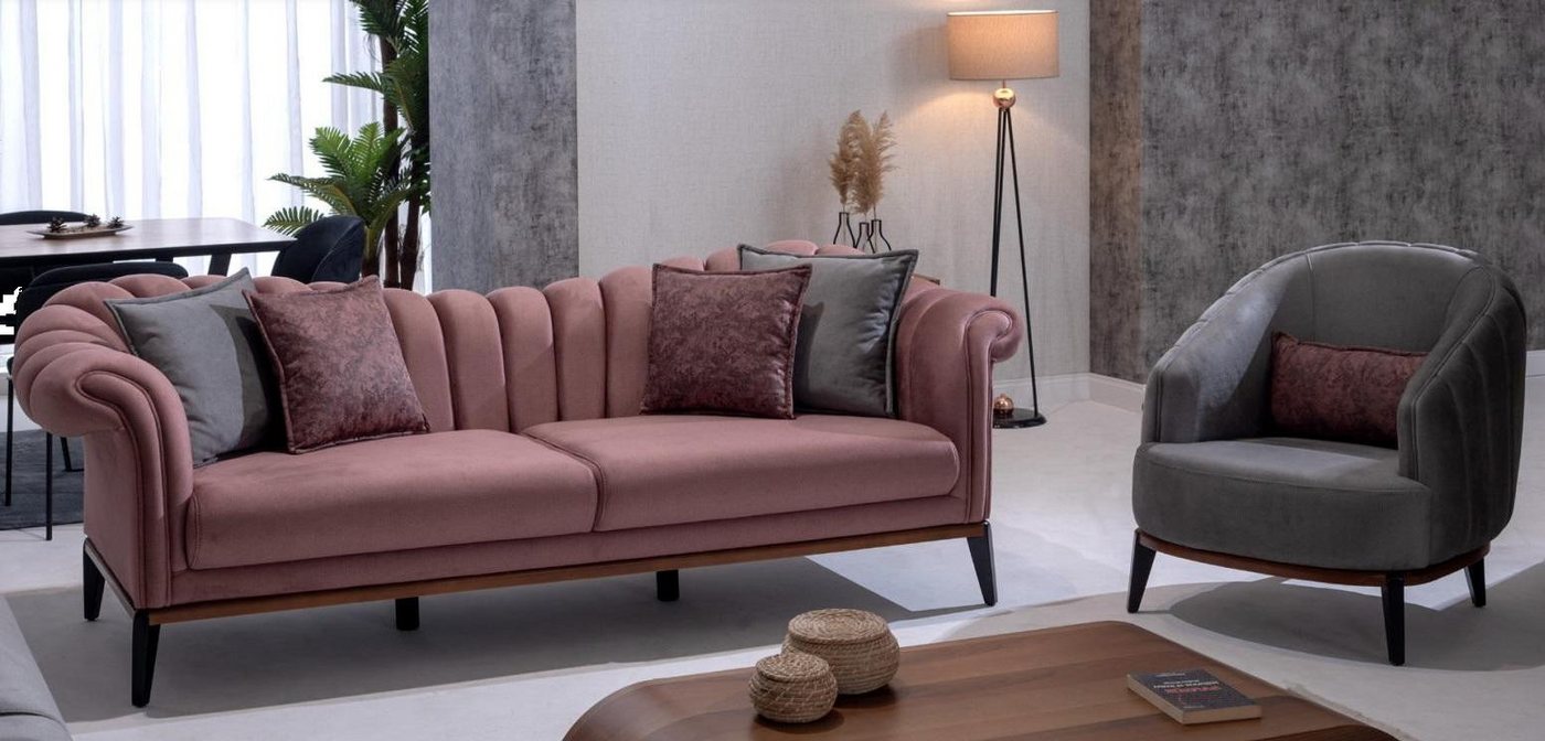 Xlmoebel Sofa Hochwertige Design-Sofas Set mit einem 3-Sitzer und einem 1-S günstig online kaufen