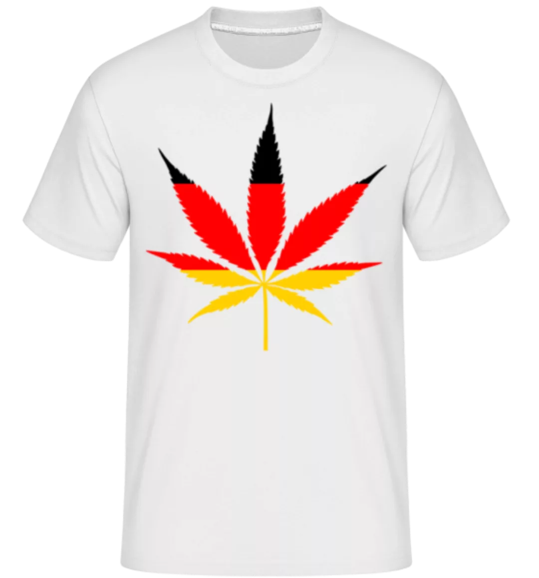 Cannabis Fahne Deutschland · Shirtinator Männer T-Shirt günstig online kaufen