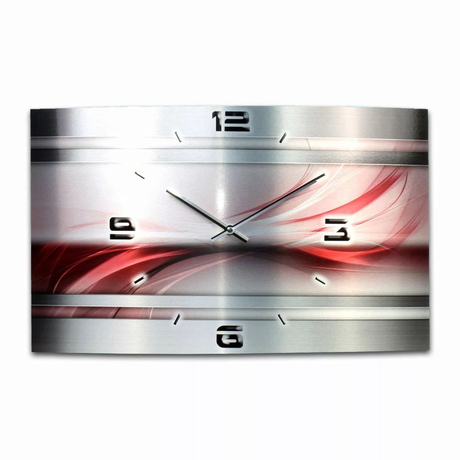 Kreative Feder Funkwanduhr 3D Design-Wanduhr "Abstrakt günstig online kaufen