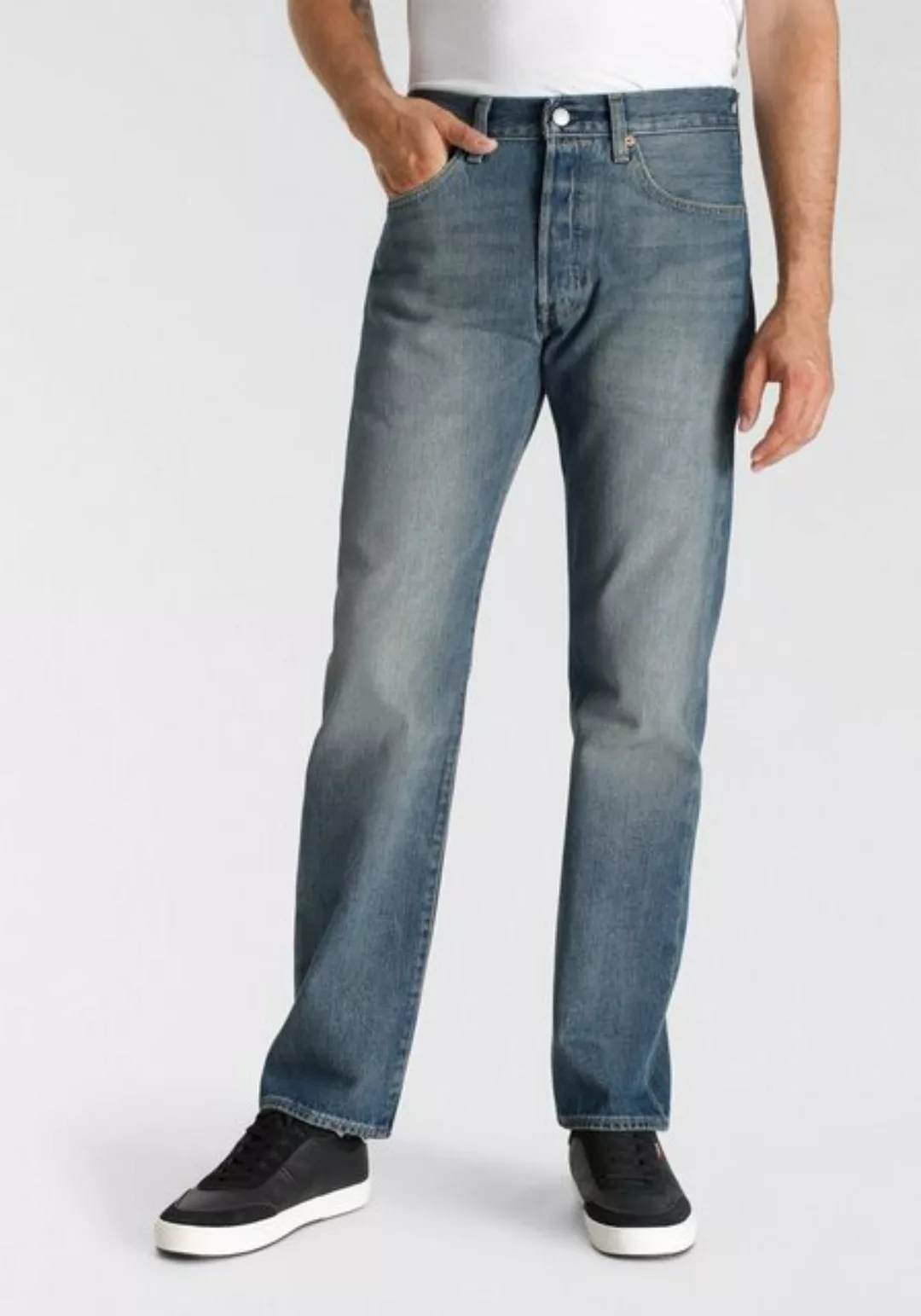 Levi's® Straight-Jeans 501 LEVI'S ORIGINAL mit Markenlabel günstig online kaufen