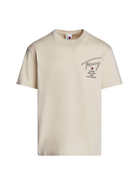 Tommy Jeans T-Shirt TJM REG SIG CITY TWIST TEE EXT Rückenprint, überschnitt günstig online kaufen