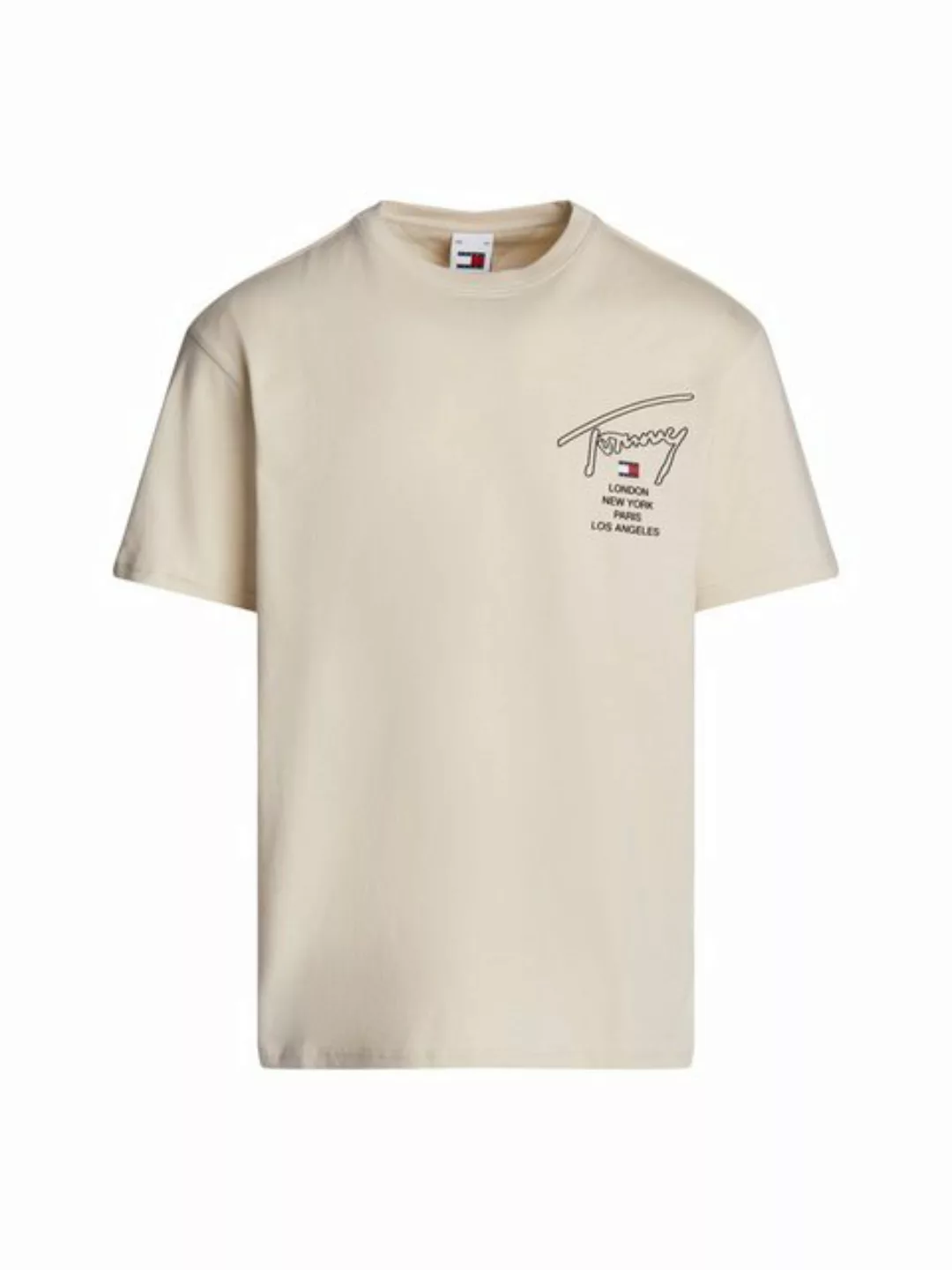 Tommy Jeans T-Shirt TJM REG SIG CITY TWIST TEE EXT Rückenprint, überschnitt günstig online kaufen