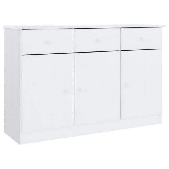 vidaXL Kleiderschrank Sideboard ALTA Weiß 112x35x73 cm Massivholz Kiefer günstig online kaufen