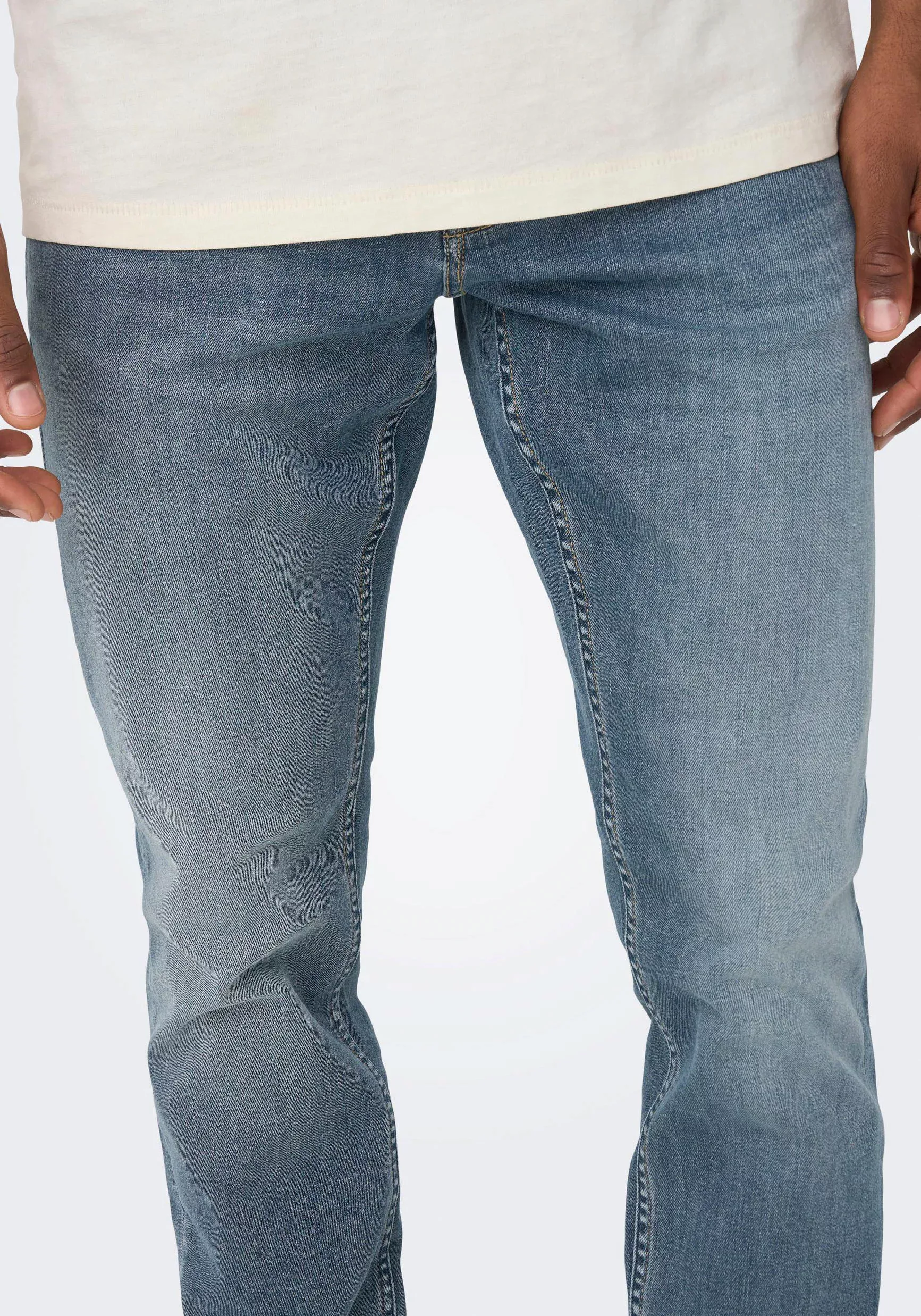 Only & Sons Herren Jeans ONSLOOM SLIM 4604 - Slim Fit - Blau - Dark Blue De günstig online kaufen