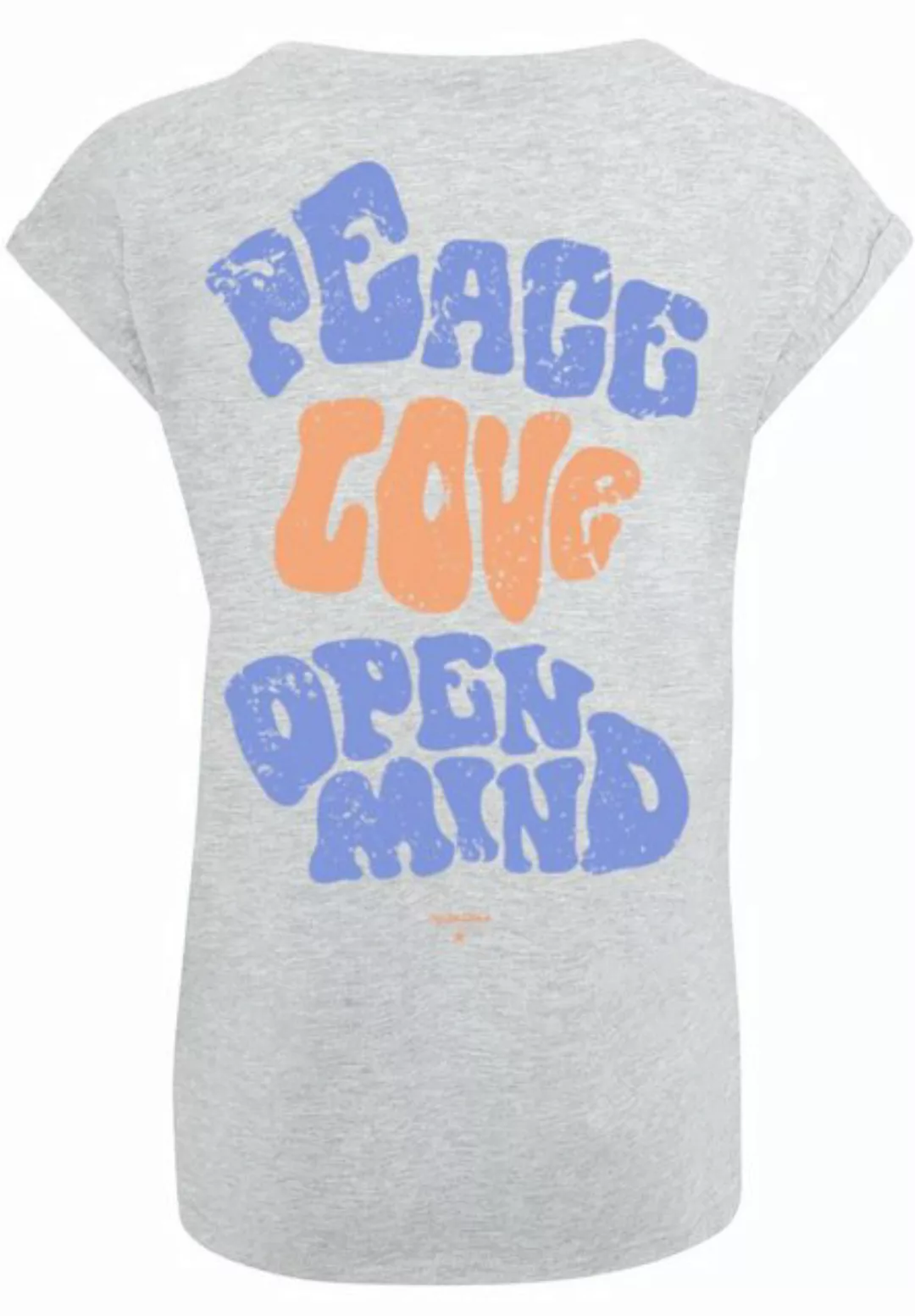 F4NT4STIC T-Shirt Peace Love and Open Mind Print günstig online kaufen