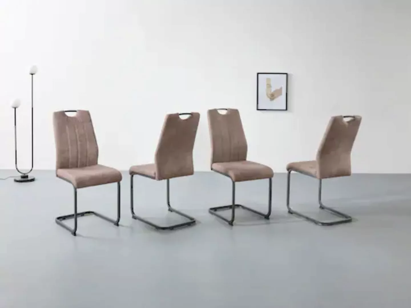 HELA Freischwinger "CHRISTINA", (Set), 2 St., Microfaser, 1, 2 oder 4 Stück günstig online kaufen