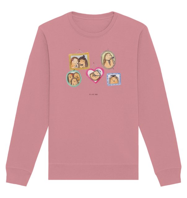 Mr. & Mrs. Panda Longpullover Größe L Igel Familie - Canyon Pink - Geschenk günstig online kaufen