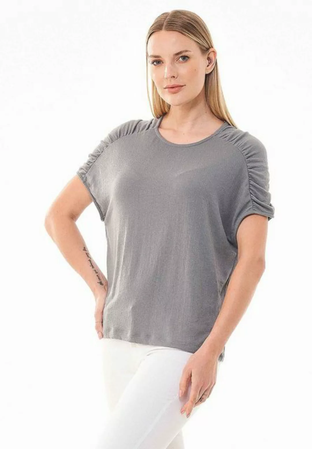 ORGANICATION T-Shirt Women's Top in Shadow günstig online kaufen