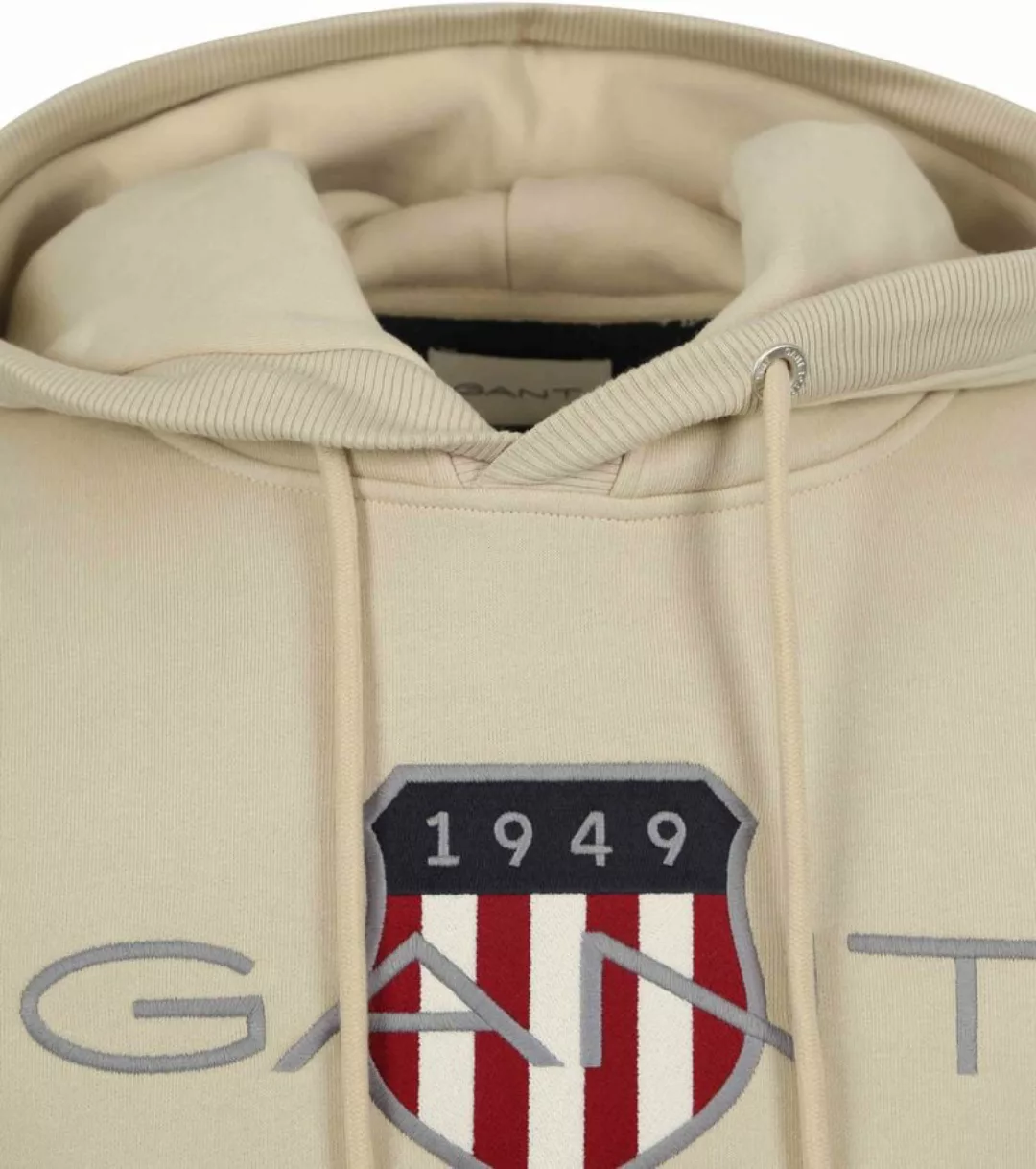 Gant Hoodie Archive Shield Beige - Größe L günstig online kaufen