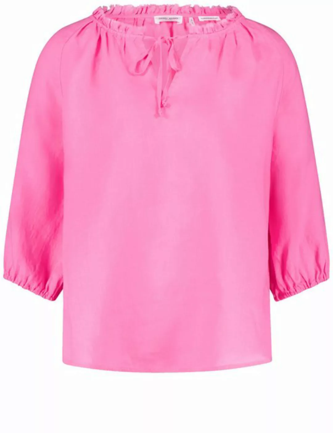 GERRY WEBER Klassische Bluse 3/4 Arm Bluse mit Rüschenkragen günstig online kaufen