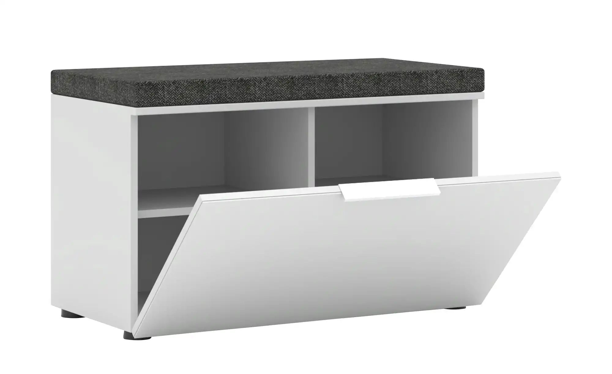 Garderobenbank  Vitreo Neo ¦ weiß ¦ Maße (cm): B: 80 H: 51 T: 41.0 Bänke > günstig online kaufen