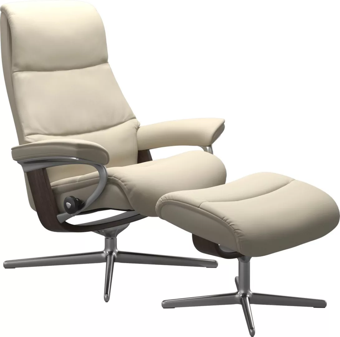 Stressless Relaxsessel "View", mit Cross Base, Größe S, M & L, Holzakzent W günstig online kaufen