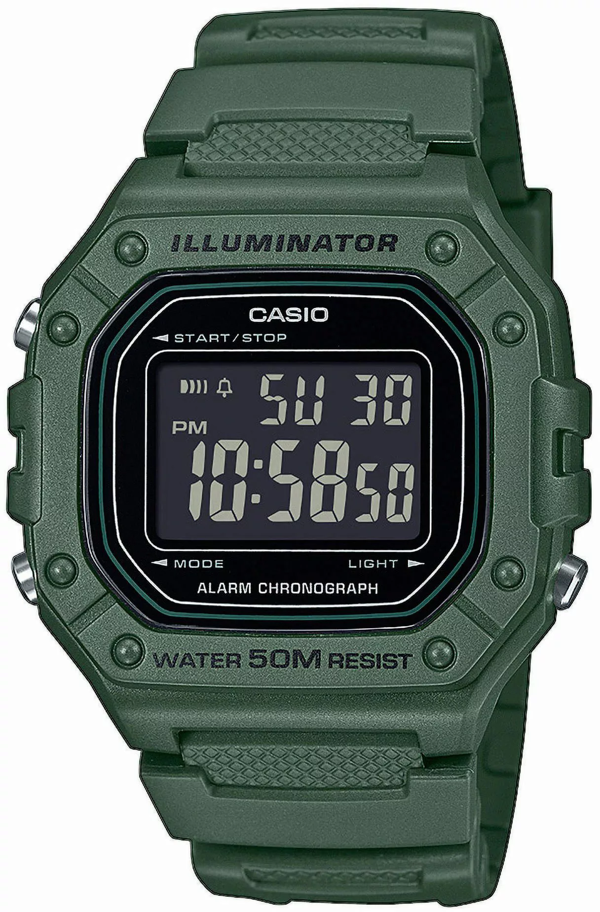 CASIO TIMELESS COLLECTION Chronograph W-218H-3BVEF, Quarzuhr, günstig online kaufen