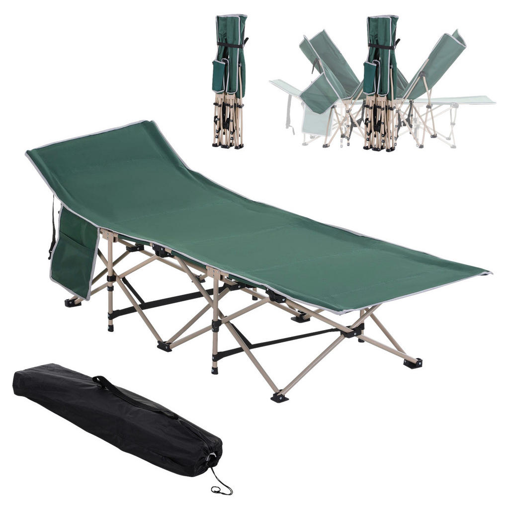 Outsunny Feldbett mit Aufbewahrungstasche (Campingbett, 1-St., Campingliege günstig online kaufen