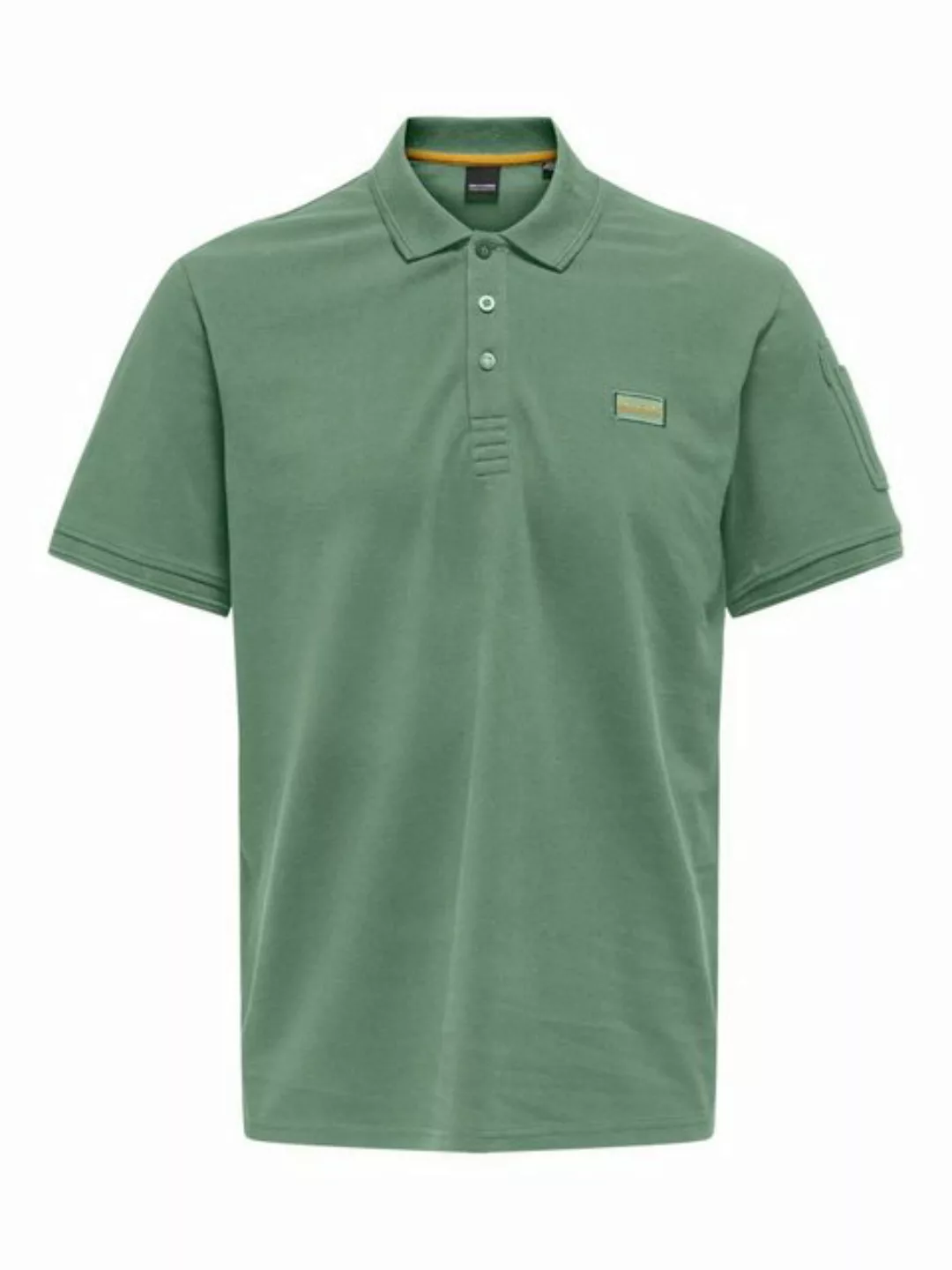 ONLY & SONS Poloshirt Poloshirt Kurzarm Polokragen Baumwolle Hemd 7636 in G günstig online kaufen