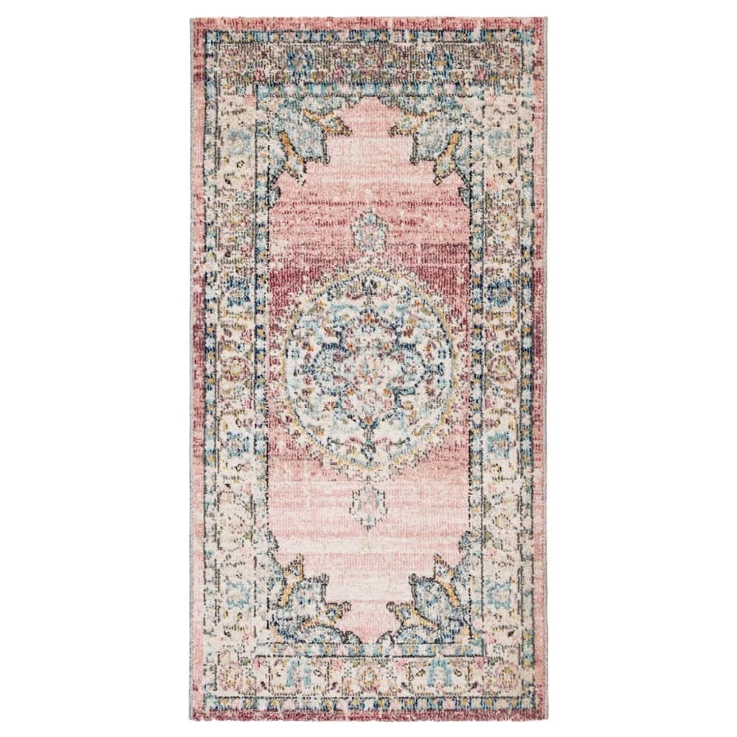 vidaXL Teppich Arbizu Indoor Und Outdoor Vintagedesign 80x150cm 1931037 günstig online kaufen