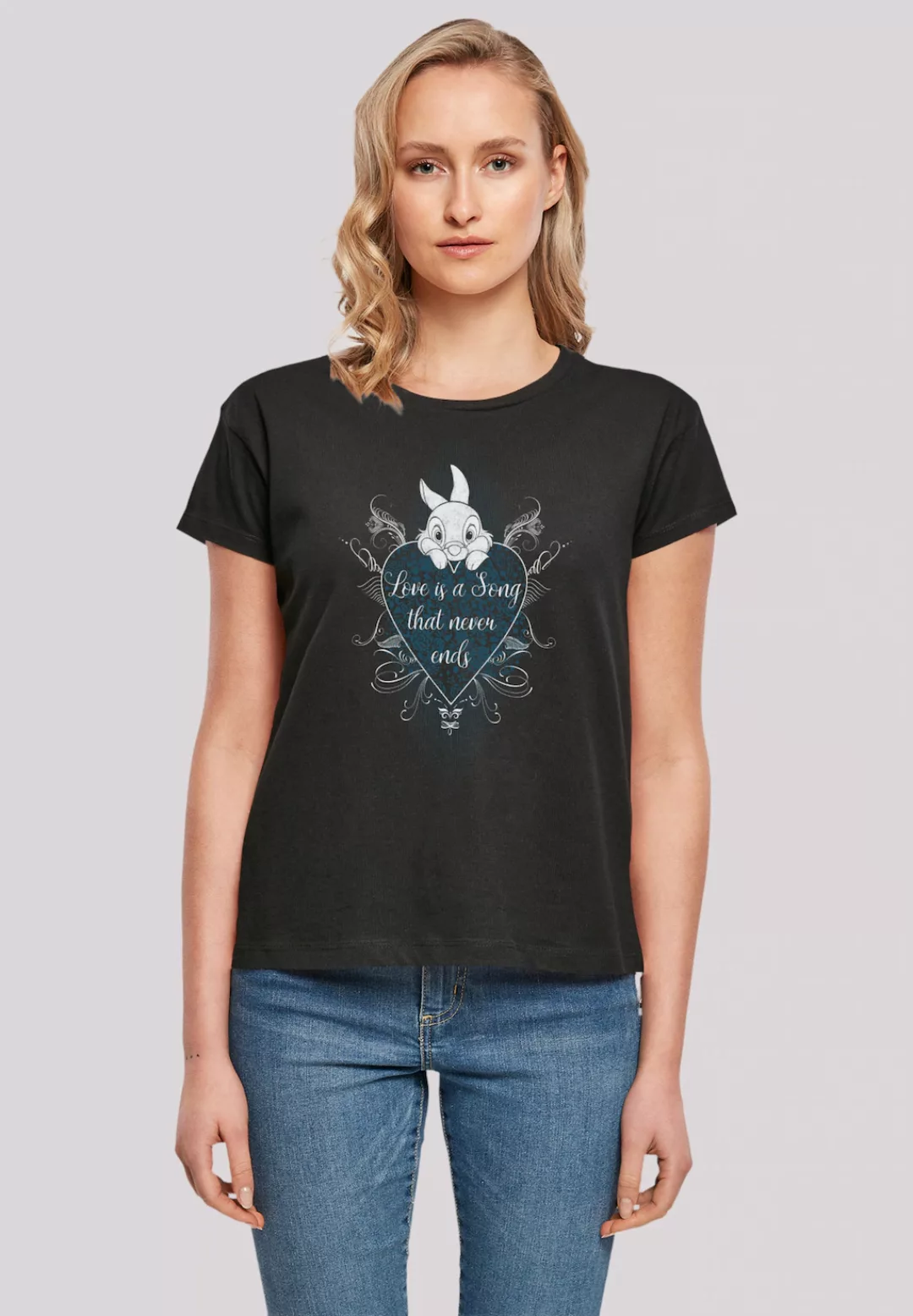 F4NT4STIC T-Shirt "Disney Bambi Klopfer Love Is a Song" günstig online kaufen