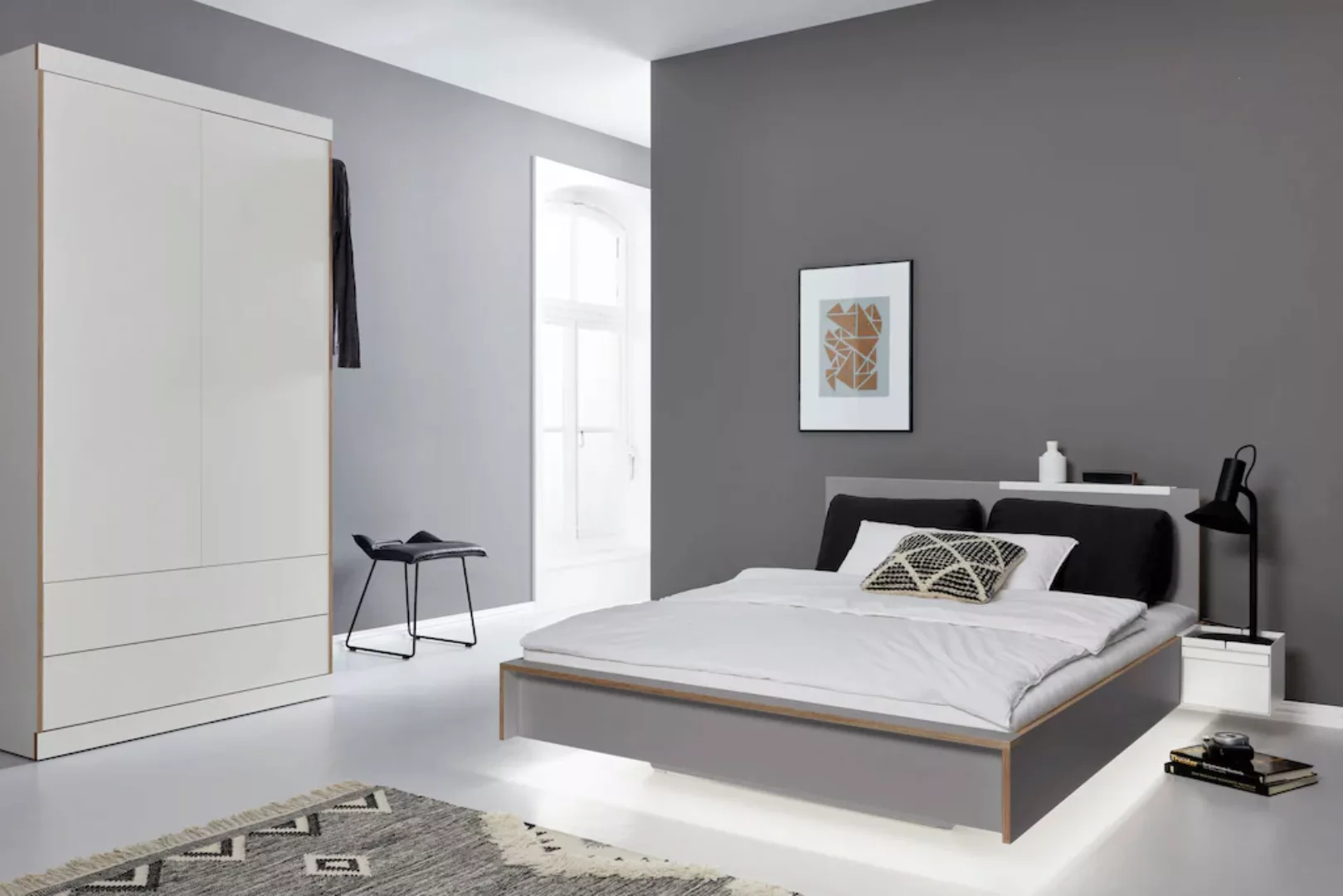 Müller SMALL LIVING Einzelbett FLAI HIGH, Überlänge Liegefläche 220 cm, Kom günstig online kaufen