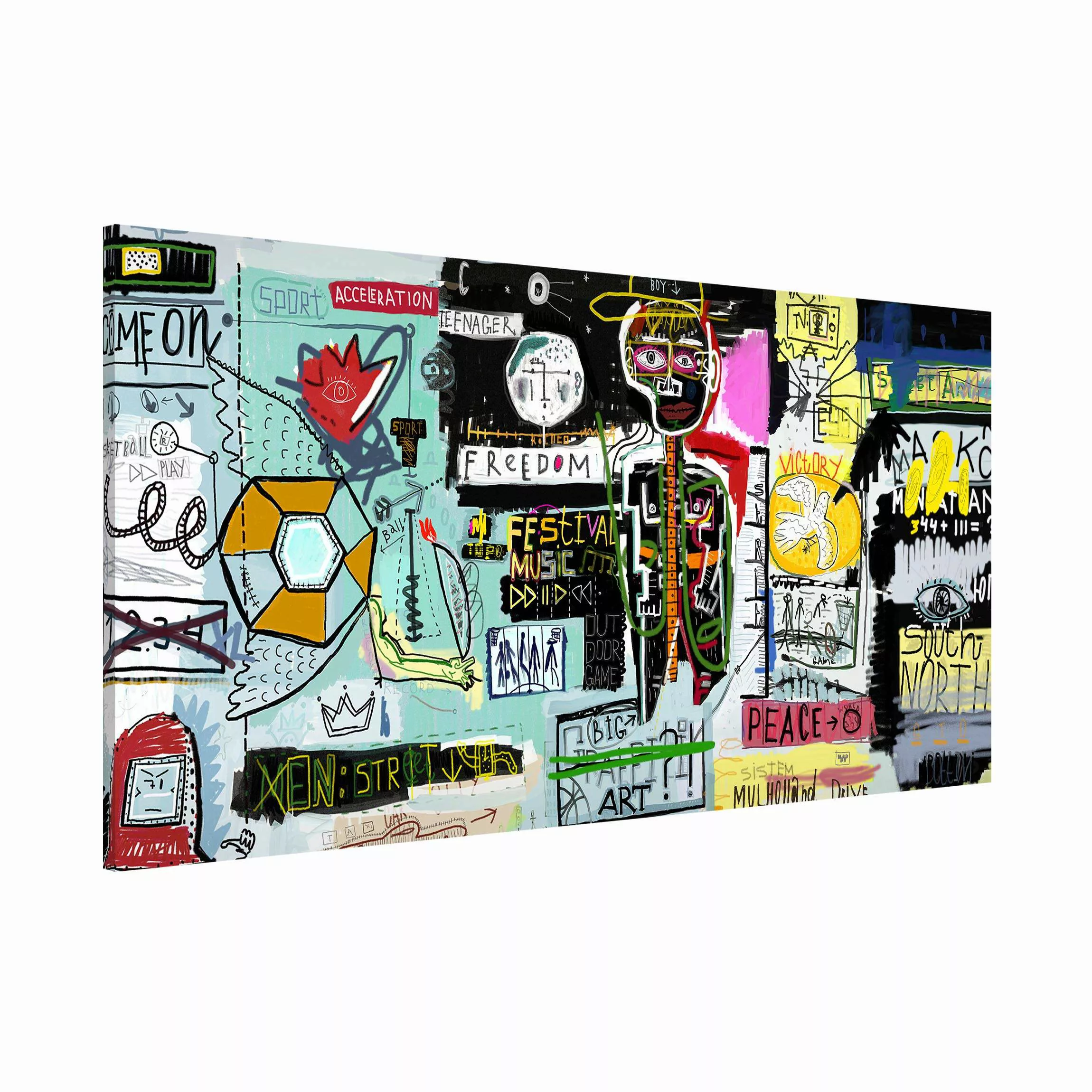 Magnettafel Abstract Graffiti Art günstig online kaufen