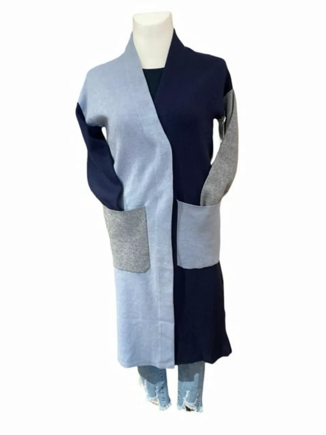 Fashion and Sports Longstrickjacke FaS624 Strick Mantel günstig online kaufen