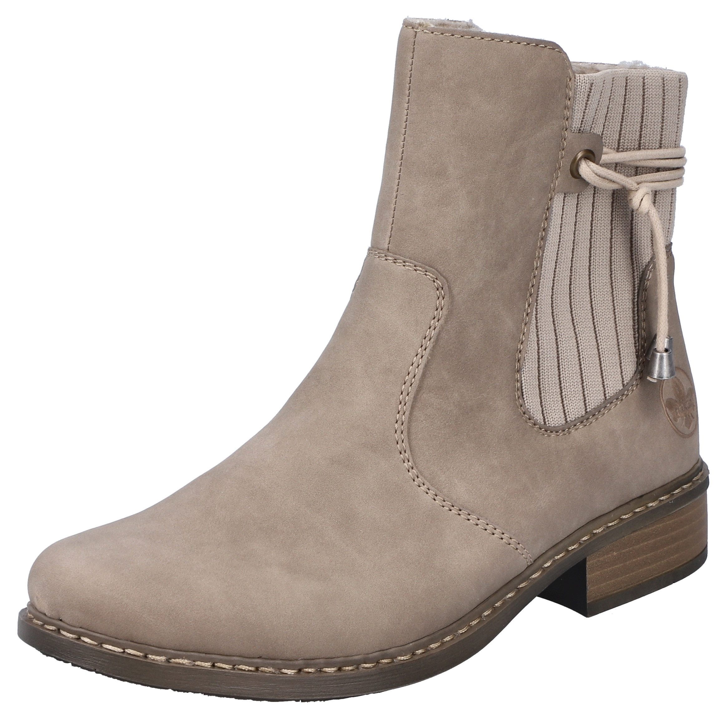 Rieker Winterstiefelette, Winterboots, Chelseaboots, Blockabsatz, mit günstig online kaufen