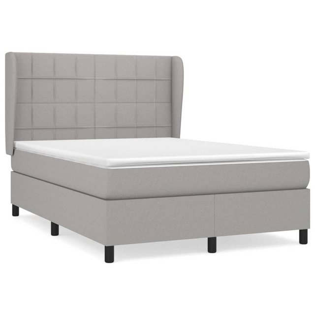 vidaXL Boxspringbett Bett Boxspringbett mit Matratze & Topper Stoff verschi günstig online kaufen