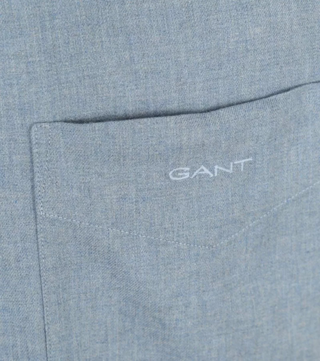 Gant Flanell Hemd Hellblau - Größe XL günstig online kaufen