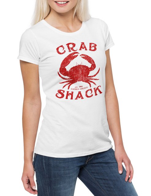 Urban Backwoods Print-Shirt The Crab Shack I Damen T-Shirt My Name Restaura günstig online kaufen