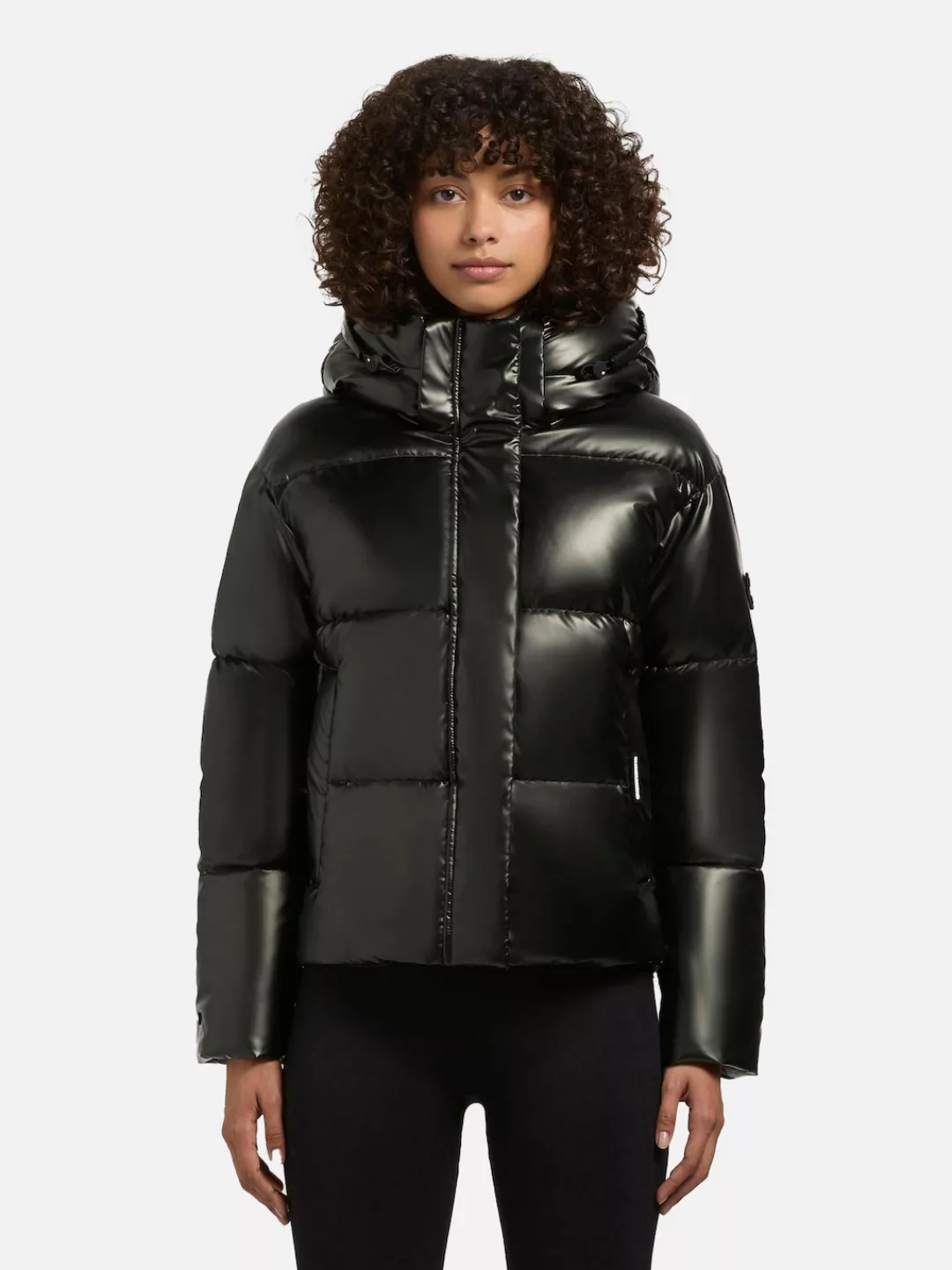 khujo Steppjacke "Devina Shiny-YM", mit Kapuze, Glänzende kurze Winterjacke günstig online kaufen