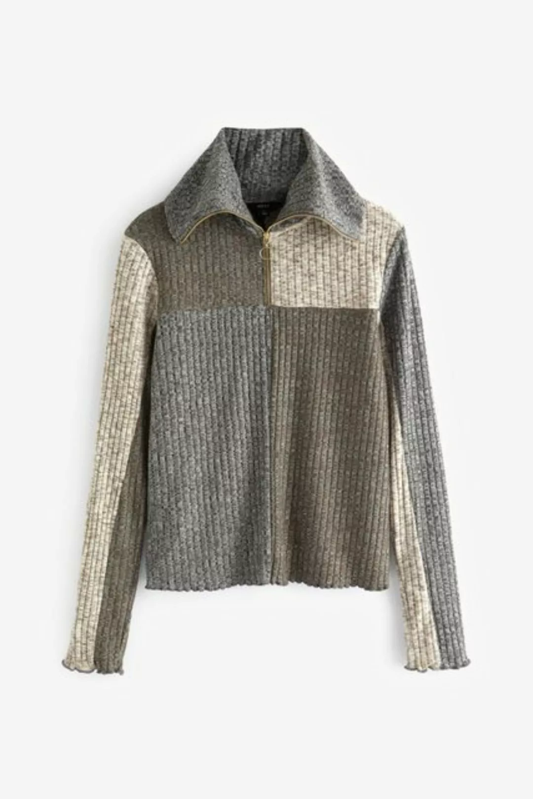 Next Sweatshirt Leichter, weicher Long-Pullover mit V-Ausschnitt (1-tlg) günstig online kaufen