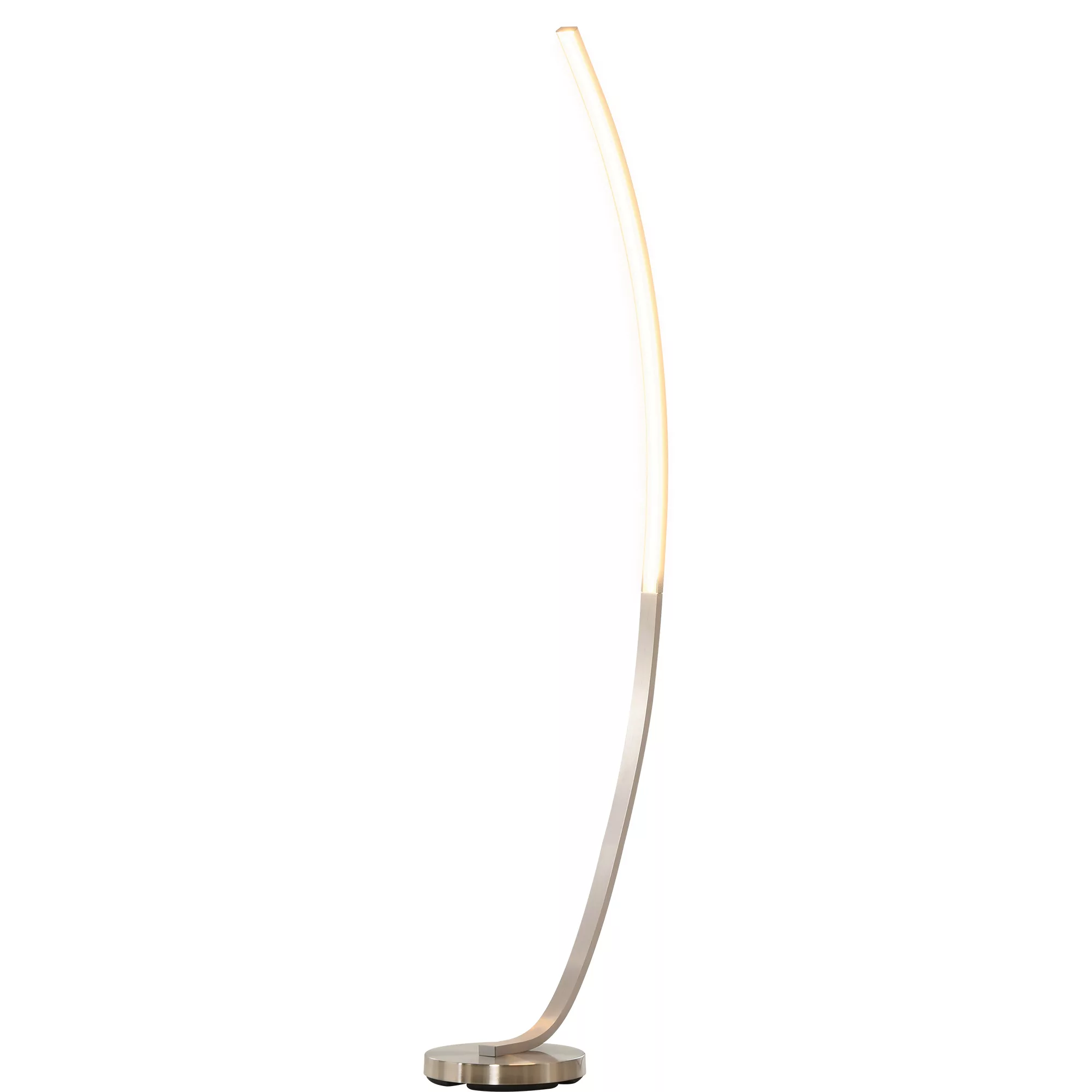 HOMCOM LED Stehlampe  Moderne Kurvenform, 3000K warmweiß, Aluminium, 50x23x günstig online kaufen