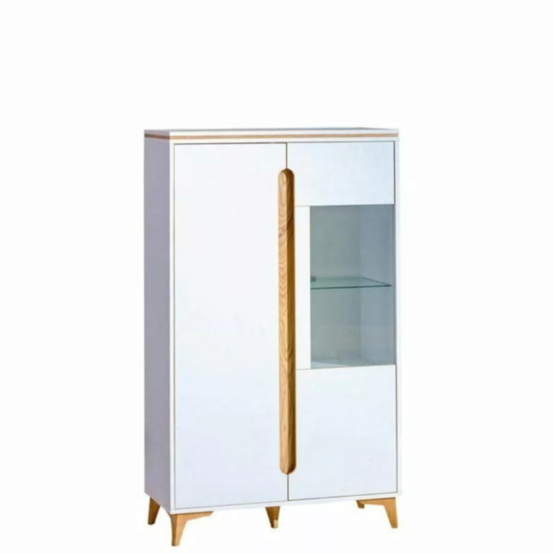 Xlmoebel Vitrine Eleganter Designer Vitrine aus Holz für das zeitgemäße Woh günstig online kaufen