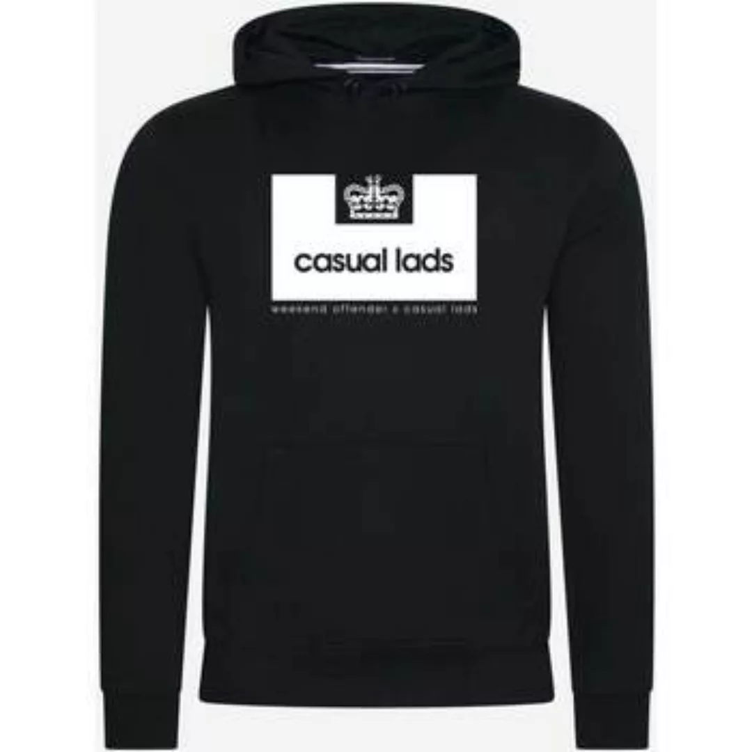 Weekend Offender  Sweatshirt Lässiger Kapuzenpullover für Herren – Schwarz günstig online kaufen