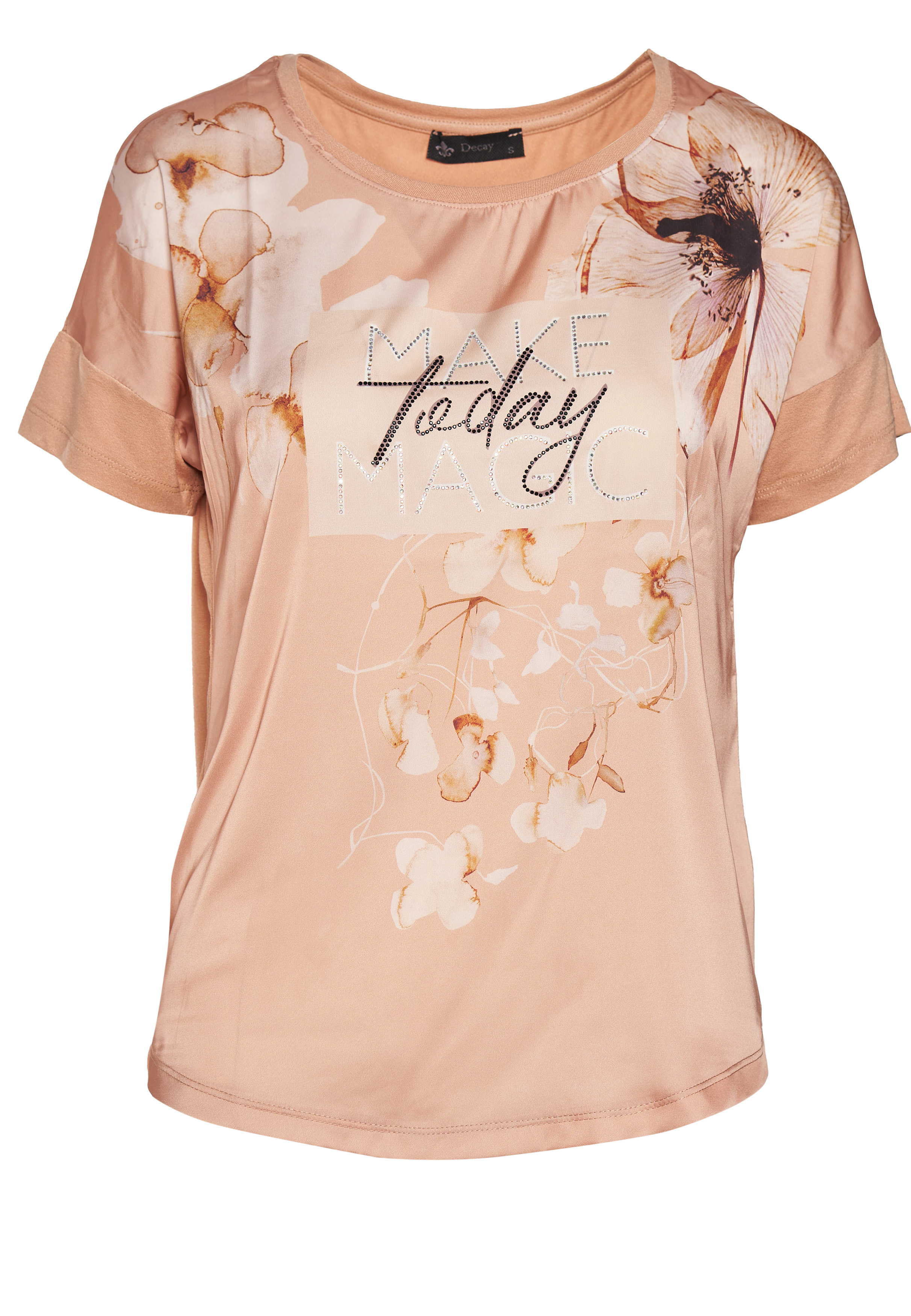 Decay T-Shirt, mit tollem Blumen-Print günstig online kaufen