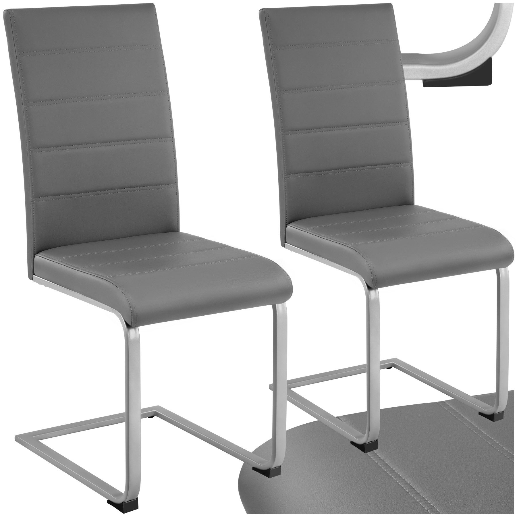 tectake Esszimmerstuhl Set Schwingstuhl (Set., 2 günstig online kaufen