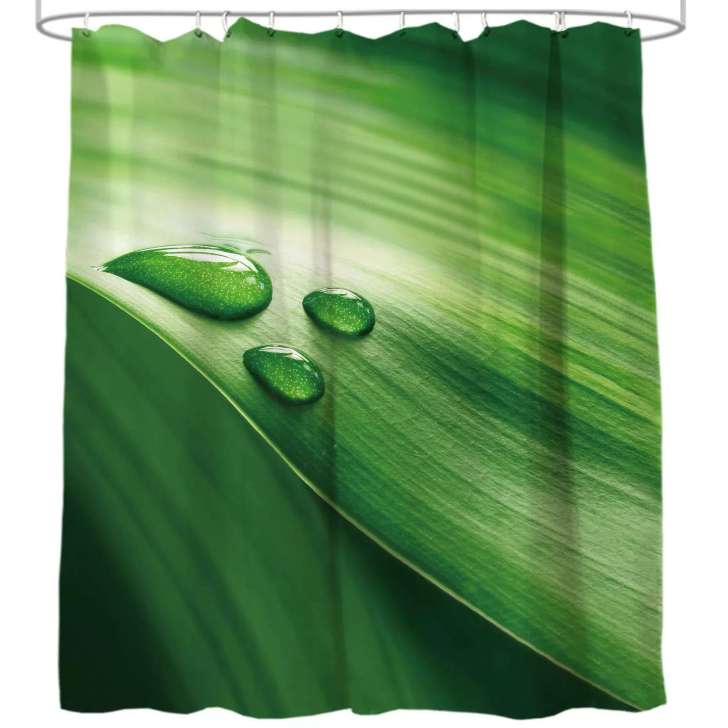 Sanilo Duschvorhang Green Leaf 180 x 200 cm günstig online kaufen
